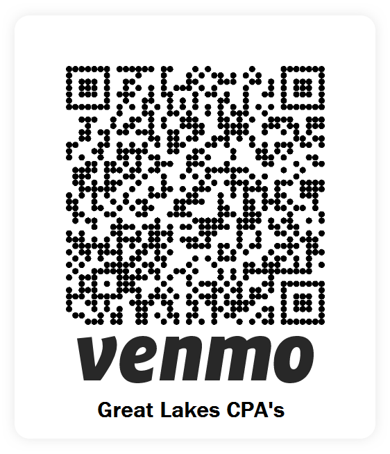 Great Lakes CPA's Venmo QR Code